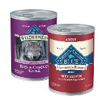 Save $1.00 on 3 BLUE Wet Dog food