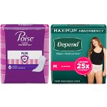 Save $5.00 on Poise® Pads OR any Depend® Products